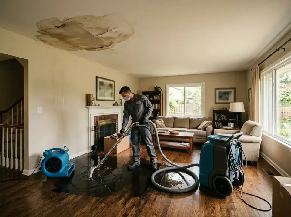 attic-pipe-burst-ceiling-drip-008 — frequently asked questions, Water Damage Restoration & Carpet Care in Gentry, AR